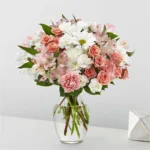 Soft Blush Romance Flower Bouquet