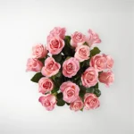 Long Stem Pink Rose Bouquet - Image 4