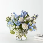 Blue & White Serenity Flower Bouquet