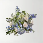 Blue & White Serenity Flower Bouquet - Image 2