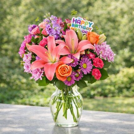 One & Only Birthday Bouquet with Topper