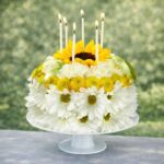 Birthday Delight Floral Cake Arrangement
